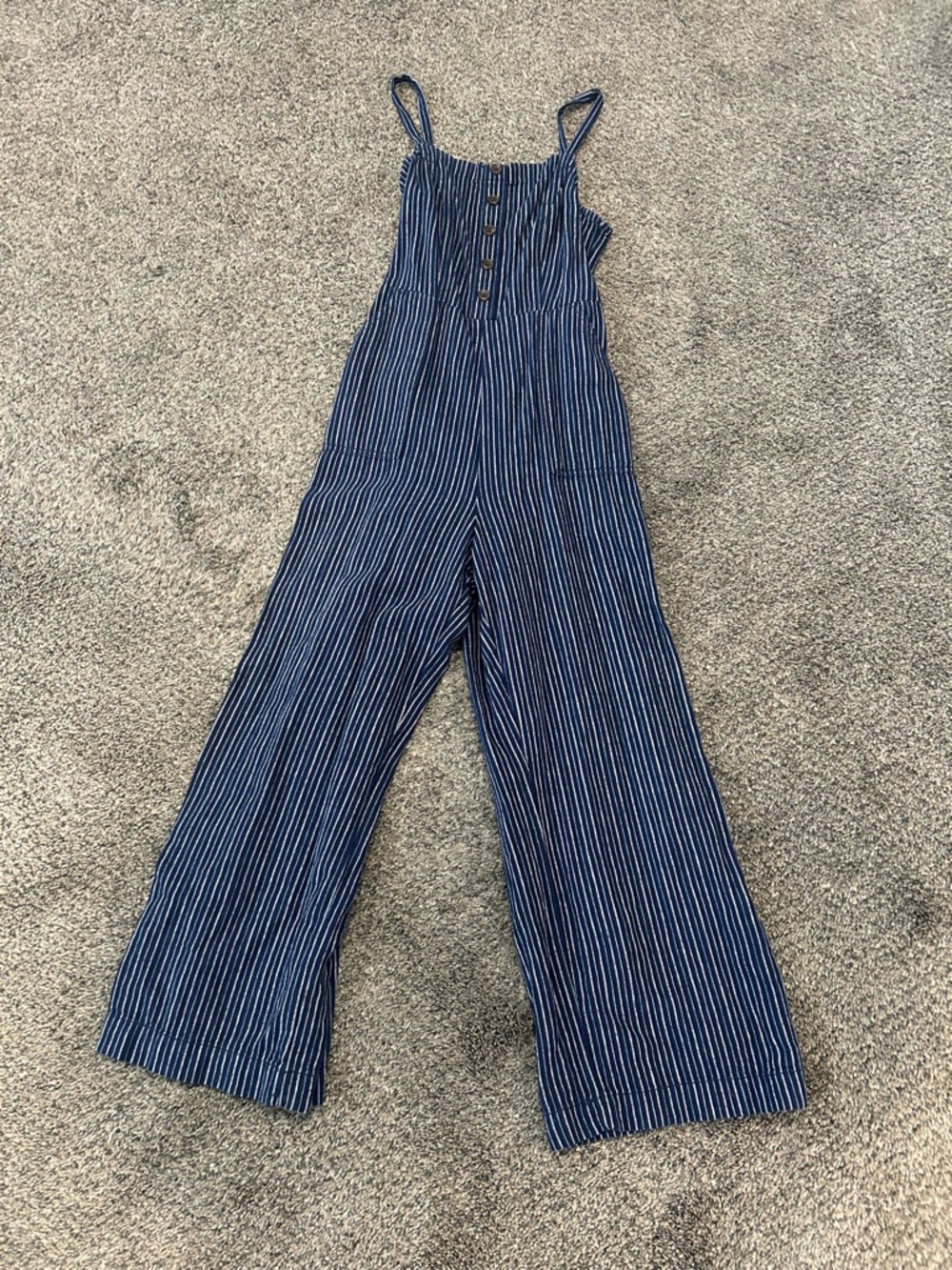 Old Navy Linen Striped Wide-Leg Jumpsuit